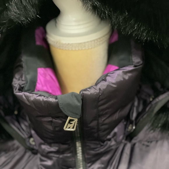 Toni Sailer Franka Ski Jacket with Real Fur 40 / 10 - Picture 3 of 15